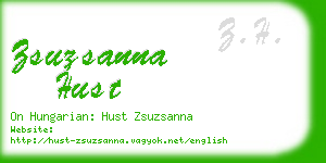 zsuzsanna hust business card
